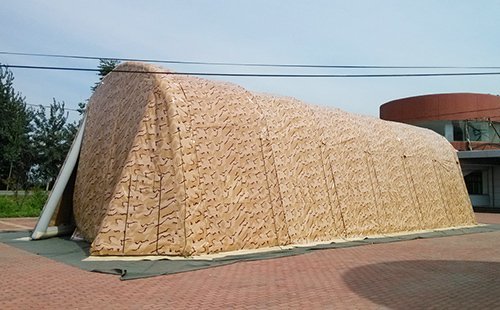 迷彩jun用充氣帳篷4