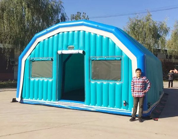 24㎡藍色戶外充氣帳篷3 24㎡藍色戶外充氣帳篷3