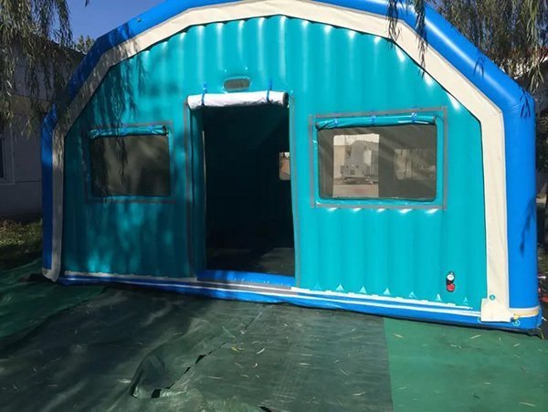 24㎡藍色戶外充氣帳篷5 24㎡藍色戶外充氣帳篷5