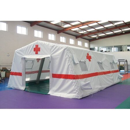白色醫(yī)用充氣帳篷