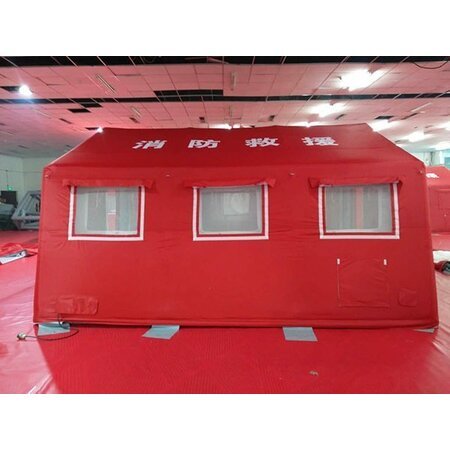 消防紅牛津布充氣帳篷