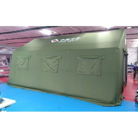 30㎡軍綠色牛津布充氣帳篷