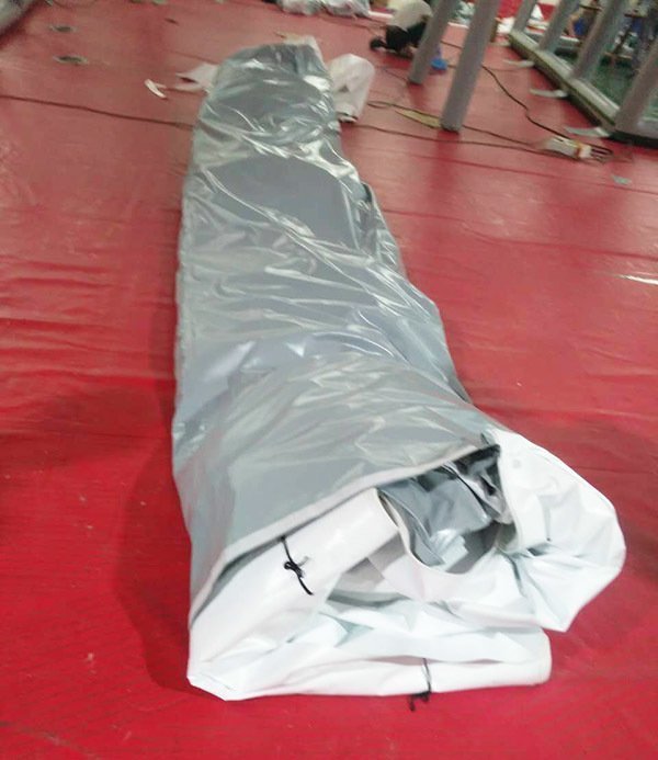 20平米白色PVC充氣帳篷