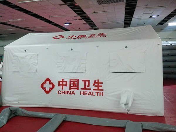 20平米白色PVC充氣帳篷