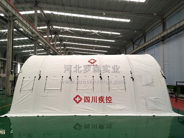 36㎡白色PVC高壓充氣帳篷