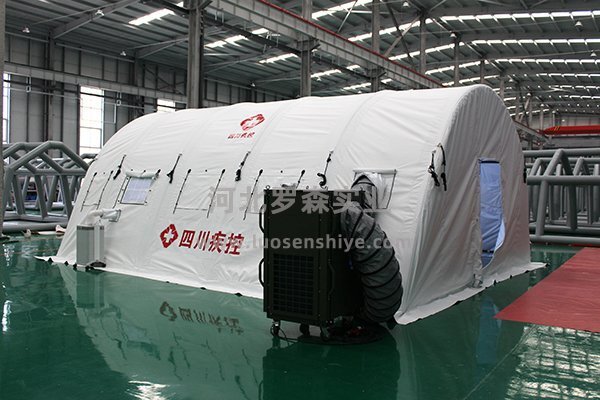 36㎡白色PVC高壓充氣帳篷