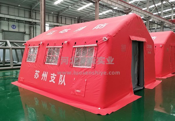 2消防紅牛津布充氣帳篷 2消防紅牛津布充氣帳篷