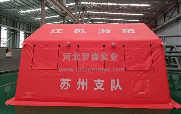 消防紅牛津布充氣帳篷 消防紅牛津布充氣帳篷