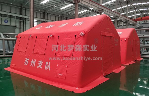 消防紅牛津布充氣帳篷 消防紅牛津布充氣帳篷